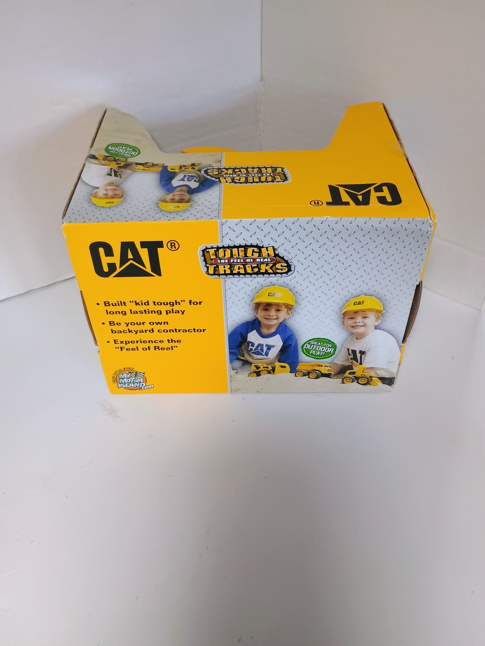 Caterpillar CAT Tough Tracks Front End Loader Built Kid Tough Plastic Ages 2+ - Picture 2 of 2